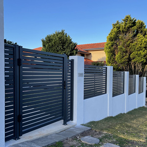 <span class=keywords><strong>Portail</strong></span> de garage en alliage d'aluminium robuste 6x6 pieds (1,2x3m) Système de <span class=keywords><strong>portail</strong></span> coulissant automatique avec commande électrique Finition thermolaquée - Product Image 4