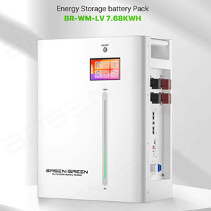 BasenGreen Batteria LiFePO4 48V 100ah da Parete, Sistema di Accumulo Energetico Domestico 5Kwh, Batteria Impilabile Montabile su Rack - Product Image 1