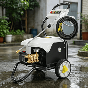 Nuovo Arrivo Idropulitrice ad Alta Pressione 3000W, Design con Carrello, Lavatrice Elettrica per Autolavaggio, Pulizia Pavimenti e Uso Agricolo - Product Image 3