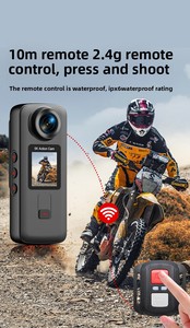 2026 WiFi 4K 120fps WiFi Action <b>Camera</b> Waterproof <b>Camera</b> <b>Remote</b> <b>Control</b> Dual Screen Six Axis Stabilization Gyroscope Dual Screen - Product Image 3
