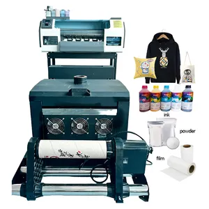 Digital A3 Inkjet T-Shirt Printing Machine Heat Transfer Pet Film Dtf Printer For Textile Fabric Garment