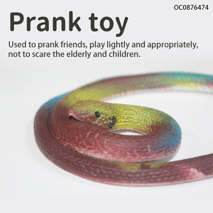 Broma modelo de goma de silicona suave Juguetes De Serpiente de miedo realistas para niños - Product Image 4