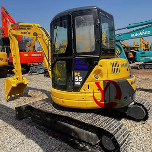 เครื่องขุด PC55 Komatsu ขนาด5ตันมือสองเครื่องขุดตีนตะขาบ2023 - Product Image 1
