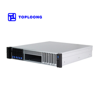 Boîtier de serveur E ATX 2u 6 baies 2,5 pouces HDD à échange à chaud, profondeur réduite, montage en rack, châssis de serveur, boîtier de PC