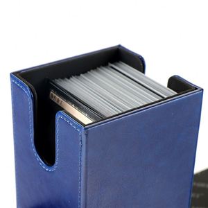 Boîte à cartes en cuir PU de qualité supérieure avec double tiroir de rangement pour les joueurs de jeux de société - Product Image 3