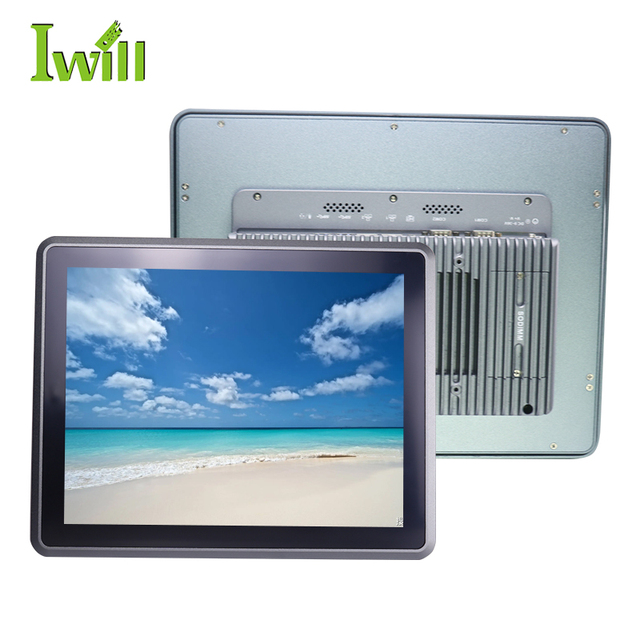 8th I5 15 Inch IP65 Waterproof Resistive All-in-One Industrial Panel PC Embedded Box with Win Linux Industrial Computers