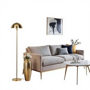 Lampadaire décoratif en laiton avec finition chromée amovible pour Diwali et les projets de salons et d'hôtels de luxe - Product Image 1