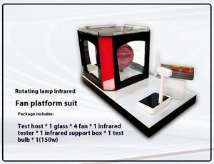 Haute qualité infrarouge puissance soleil <span class=keywords><strong>Film</strong></span> chauffage lampe affichage écran rotatif à Six faces pour voiture fenêtre teinte testeur Dissipation thermique - Product Image 6