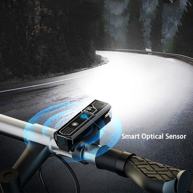 TAIKOO Durable Bicycle Light with Waterproof Design Multi-mode LED Bicycle Light for Safety Riding