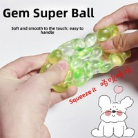 Balle anti-stress en pierre précieuse de haute qualité, neuve, ultra-transparente et hautement malléable, scellée sous vide, pour le soulagement du stress et le plaisir