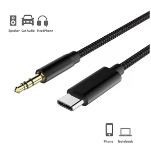 <span class=keywords><strong>Cable</strong></span> <span class=keywords><strong>Auxiliar</strong></span> de Audio para Auto <span class=keywords><strong>Tipo</strong></span> <span class=keywords><strong>C</strong></span> a 3.5mm, Compatible con iPhone Serie 15, <span class=keywords><strong>Samsung</strong></span>, Xiaomi, Redmi, Convertidor <span class=keywords><strong>Tipo</strong></span> <span class=keywords><strong>C</strong></span>, Auriculares - Product Image 4