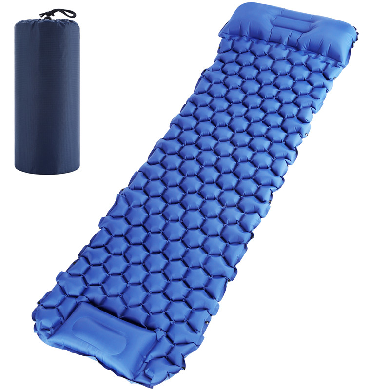 Nueva estera ultraligera impermeable ligera del colchón de aire de TPU con el aire aislado almohada Mat Outdoor Inflatable Sleeping Pad