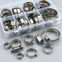 Industrial Hardware Fitting Stainless Steel Bolt Hose Clamp Quick Release Structure for Multiple Hose Diameter Fastening