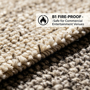 Alfombra de Nailon Resistente para Salón de Billar |   Suelo Ignífugo Impreso en 3D para Sala de Juegos |   Alfombra Absorbente de Sonido Personalizada para Clubes - Product Image 6