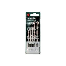 Metabo Concrete Drill <b>Bit</b> <b>Set</b> 5 Pieces 6 8 10 12 14 Mm For Masonry Drilling - Product Image 3