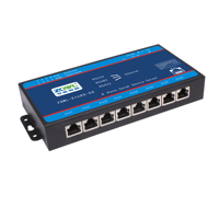 Convertisseur Ethernet 8 ports RS232 RS422 RS485, périphérique série, passerelle IoT Modbus TCP MQTT, configuration web industrielle, DC 9-36V, rail DIN