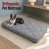 Orthopädisches Hundebett mit Maßgefertigtem Gestepptem Bezugstoff und Paspelierungsoptionen für Private Label Produktlinien