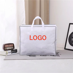 Bolsa organizadora de almacenamiento no tejida textil para el hogar al por mayor de fábrica para sala de estar logotipo personalizado plegable ecológico en Stock - Product Image 2
