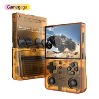 R40XX Pro Max Handheld-Spielkonsole 4,2 Zoll Tragbarer Retro-Klassiker Videospiel-WLAN-Player 1GB RAM 128GB ROM 4500mAh Akku