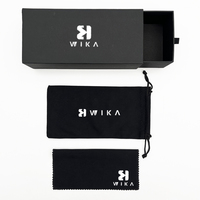 Étui de luxe pour lunettes, pochette de rangement pour lunettes de soleil, organisateur de lunettes, emballage en papier, pochette pour lunettes avec logo personnalisé