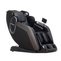 Silla de Masaje de Gravedad Cero ZhouQi, Shiatsu 3D, Reclinable con Bolsas de Aire para Todo el Cuerpo, Rodillo para Pantorrillas, Bluetooth, Luz LED, para Relajación en Casa y Spa
