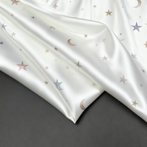 Tissu satiné tissé respirant 95% polyester 5% élasthanne 85GSM résistant aux plis pour la fabrication de vêtements et de robes - Product Image 4