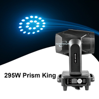 Projecteur à tête mobile 400W, double prisme Sharpy, faisceau vert bleu, DMX, équipement d'éclairage de scène pour DJ et clubs