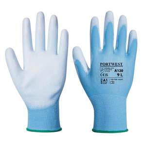PORTWEST - A120B4RS Guante de Palma azul de poliuretano-GUANTES EAN 5036108224098 - Product Image 1