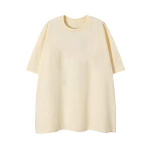 T-shirt Oversize Unisex in Cotone Jersey da <span class=keywords><strong>Donna</strong></span> con Spalle Cadenti, Traspirante, con Logo, a <span class=keywords><strong>Manica</strong></span> Corta, <span class=keywords><strong>Sportiva</strong></span>, Personalizzabile, per Palestra, Vendita all'Ingrosso - Product Image 2