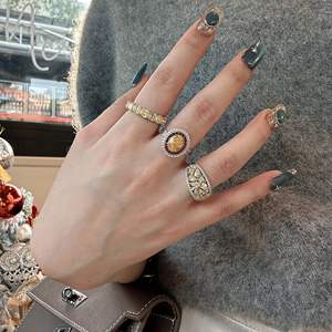 Bague en argent pur S925, collection diamant haute teneur en carbone, cercle complet, bijoux de luxe pour femme élégante, œuf de pigeon superposé - Product Image 3