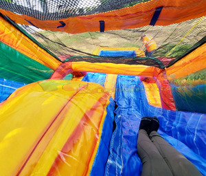 Thương mại cấp trẻ em inflatables lâu đài bouncy nhảy Bouncer <span class=keywords><strong>Grand</strong></span> Slam Cung điện trả lại Nhà trượt nước - Product Image 6