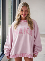Sweatshirt Mockneck Wanita Berbahan Katun Fleece Pola Polka Dot, Model Longgar, Gaya Streetwear Kasual, Atasan Pullover