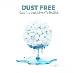 กระดาษครอกแมวน้ำหนักเบาเป็นมิตรต่อสิ่งแวดล้อมย่อยสลายได้ทางชีวภาพมีเส้นใยที่แข็งแรงและเผาไฟได้หลังใช้งาน - Product Image 4