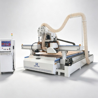 Centre CNC à grande vitesse pour le bois 1530 avec changeur d'outils automatique pour la sculpture de portes d'armoires