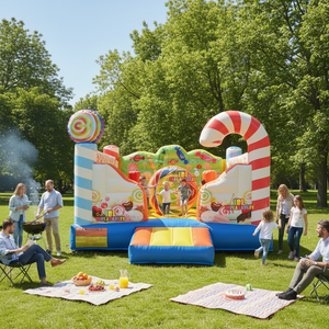 Château Gonflable en PVC pour Vente en Gros, Château de Rebond Gonflable Personnalisé pour Fêtes d'Enfants, Événements et Location Commerciale - Product Image 1