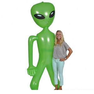 170cm quảng cáo khuyến mãi PVC Inflatable màu xanh lá cây ngoài hành tinh trẻ em Inflatable đồ chơi Inflatable người ngoài hành tinh - Product Image 4