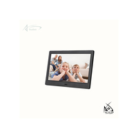 Cadre photo numérique en plastique Sudex avec écran tactile HD IPS de 7 pouces, stockage interne de 16 Mo, Wi-Fi, USB-C, lecture vidéo, lecteur de musique, horloge
