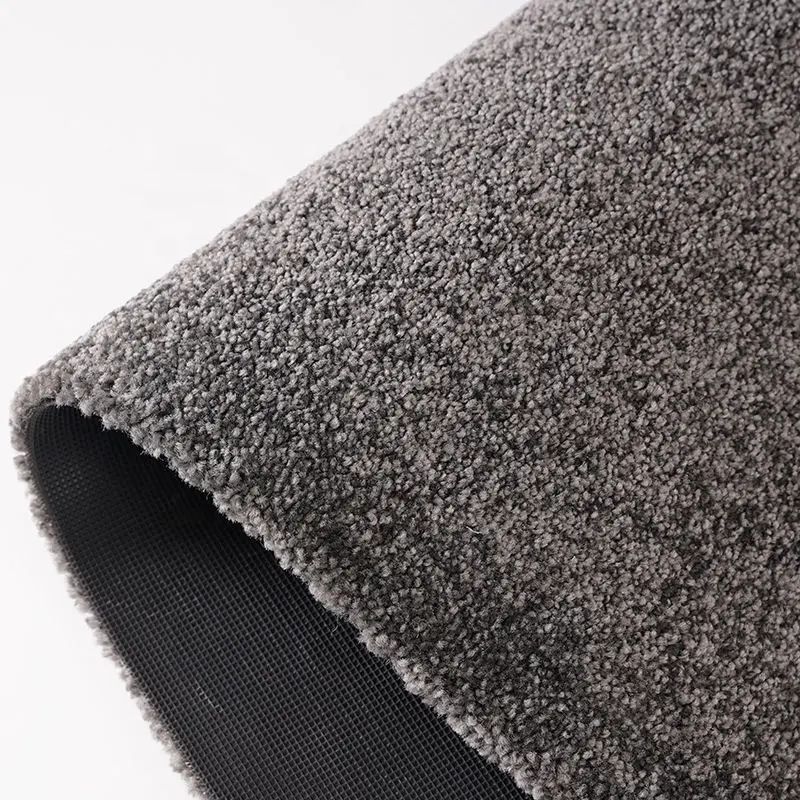 Perforadora de aguja de terciopelo enrollable y pelo de corte copetudo, alfombra de coche, material de rollo, respaldo de espiga de PVC TPR