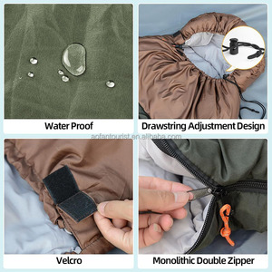 Sobre mochilero ligero 4 estaciones al aire libre adultos individual Camping saco de dormir para senderismo aventuras al aire libre - Product Image 3