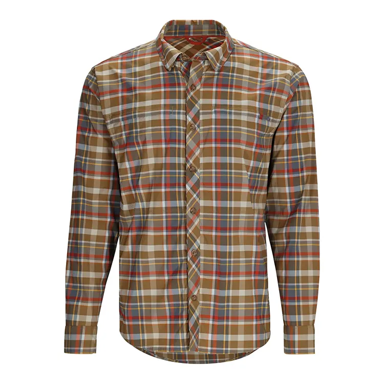 Top Quality Long Sleeve Soft Button Up Mens Fishing Columbia Shirt