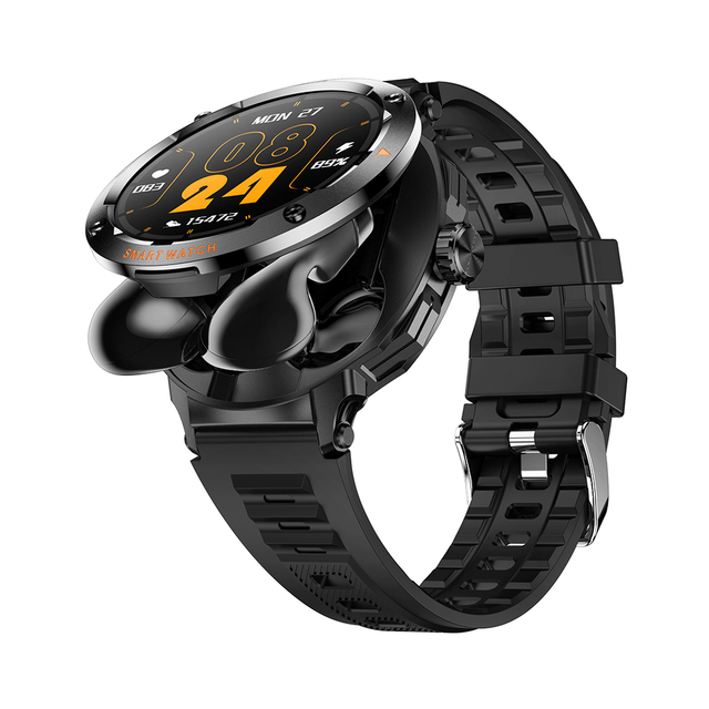 New D13 NFC Smart Watch With Earbuds Dial AI Voice Assistant Wireless Earphones Fitness Tracker Intellect Smart for Android IOS