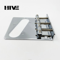 Réglage de cheville de réglage à trois cordes monté sur pont de guitare électrique TL de haute qualité pour plaque de Tension de pont de guitare électrique TELE