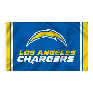 Bandeira de rugby liga dos Broncos, bandeira de Los Angeles Lightning, bandeira esportiva personalizada com estampa de 3*5 pés, mais vendida em Los Angeles