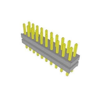 מחברי PCB TW-10-02-<span class=keywords><strong>L</strong></span>-D-140-095 מחבר ראש מרווח 20 מצבים TW Connector 2.00mm מצופה זהב TW1002LD140095 דרך חור - Product Image 1
