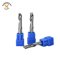 Warrior's 6mm Shank CNC Carbide Spiral Bits Fraise en aluminium à cannelure unique pour la coupe d'aluminium ODM OEM personnalisé