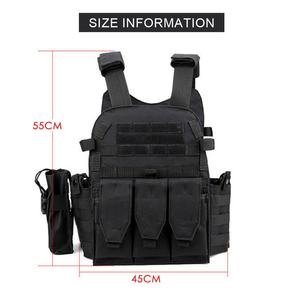 Gilet tactique personnalisable, porte-plaques, équipement tactique multifonctionnel, équipement modulaire de sécurité, gilet tactique en Cordura - Product Image 3