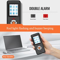 Détecteur numérique EMF Aikesi EM-101 EM-102 pour les champs magnétiques et radiofréquence, testeur de rayonnement portable avec écran LCD