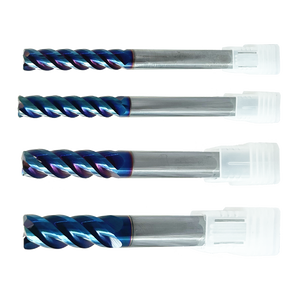 JR103 CNC outil de coupe HRC65 4F revêtement plat personnalisé carbure fraise fraise en bout pour acier inoxydable acier trempé - Product Image 6