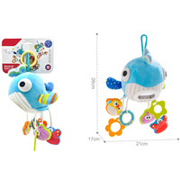 Jouet sensoriel à tirer pour bébés, jouet à suspendre au berceau pour tout-petits avec hochet, jouets en peluche pour enfants, vente en gros