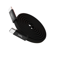 Câble de données magnétique Type-C 60W/240W (1m) à charge rapide, compatible avec Apple, iPad, Huawei, Xiaomi – Vente directe usine